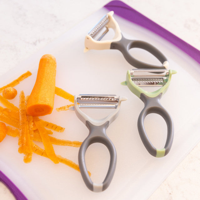 KitchenCraft Colourworks Classics Two in One Peeler and Julienne Slicer