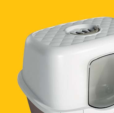 TOILET TRES CHIC INDOOR FILTER WH/GY