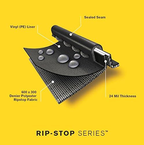 CharBroil 3-4 Burner Large Rip-Stop Grill Cover(Black)