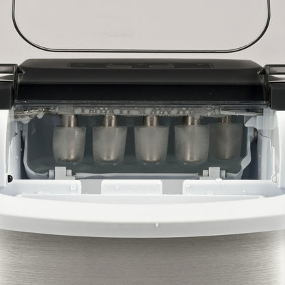 G3Ferrari ARTIKO Portable Ice Cube Maker 12 Kg/24h Black, Stainless Steel