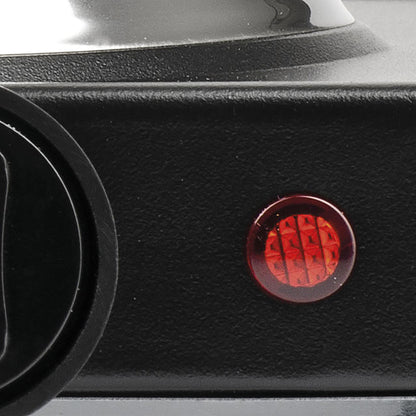 G3Ferrari Girmi PE36 Piastra Double electric stove with cast iron cooking plates (large plate: 18.5 cm, small plate 15.5 cm diameter), 1500W / 1000W power