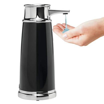 Interdesign Euro Hands Free & Touchless Automatic Liquid Soap Dispenser Black 79042Eu - Home & Beyond