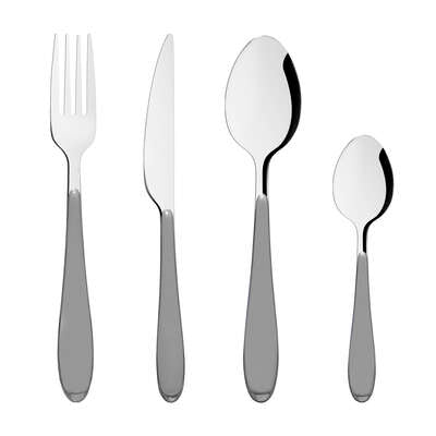 Secret de Gourmet 24P Cutlery Set Happy Pop Grey 173770A