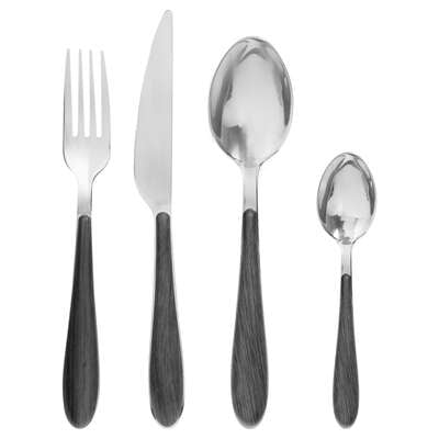 Secret de Gourmet 24P Cutlery Set Marc Dark Wood 160770B