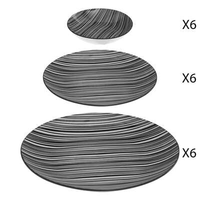 Jja Set 18P Bohemia Zebre 154723A