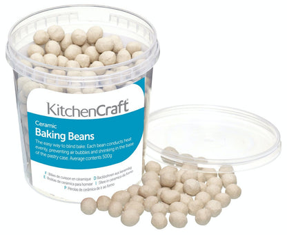 KitchenCraft Tub of Ceramic Baking Beans (500g) KCBEANS
