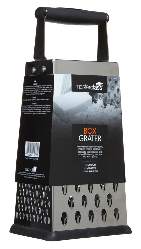 KitchenCraft MasterClass 24.5cm Four Sided Box Grater