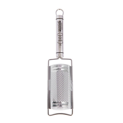 KitchenCraft  Oval Handled Professional Stainless Steel Curved Nutmeg and Zest Grater