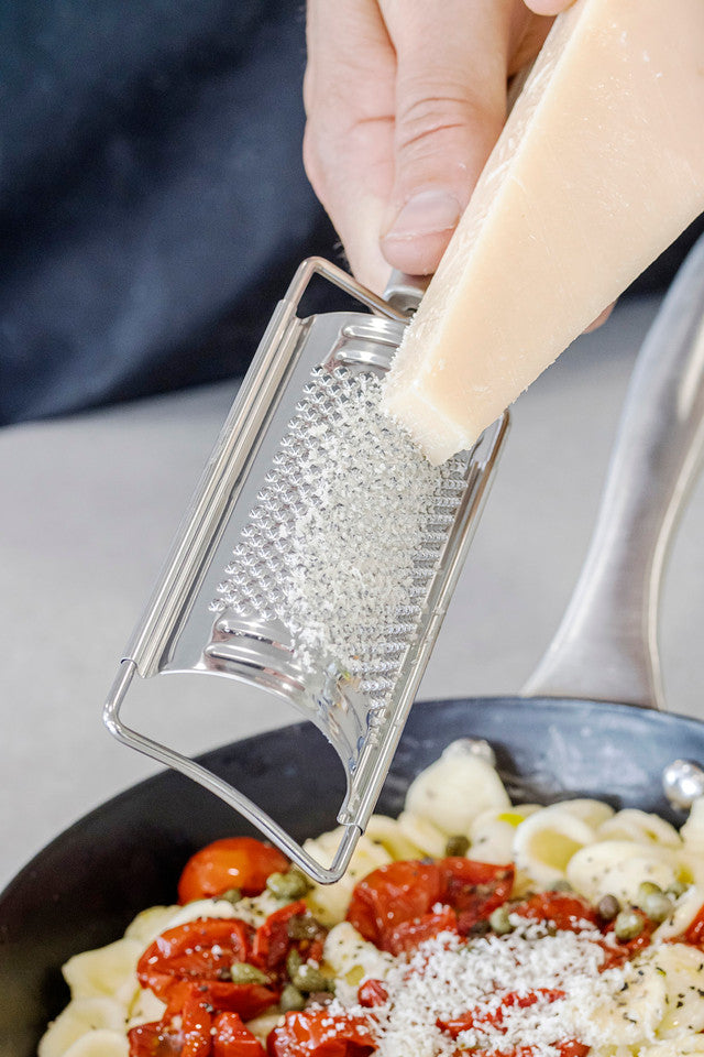 KitchenCraft  Oval Handled Professional Stainless Steel Curved Nutmeg and Zest Grater