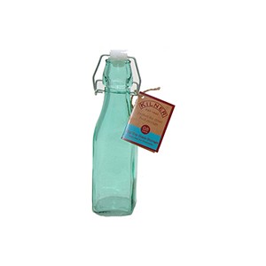 Kilner Glass Bottle, 250 milliliters Blue