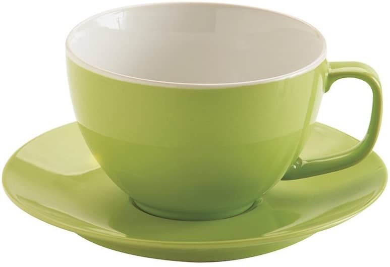 Kilner Price & Kensington Brights Green Large Cup and Saucer