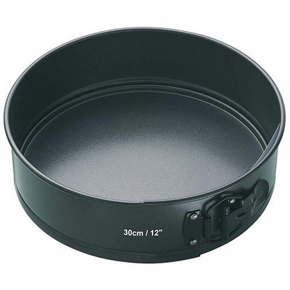 KitchenCraft - MasterClass Non-Stick 30cm Loose Base Spring Form Cake Pan KCMCHB45