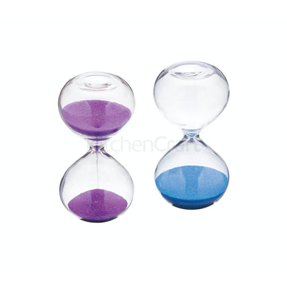 KitchenCraft Colourworks Three Minute Miniature Egg Sand Timers CWSANDTIMDISP24 - Home & Beyond