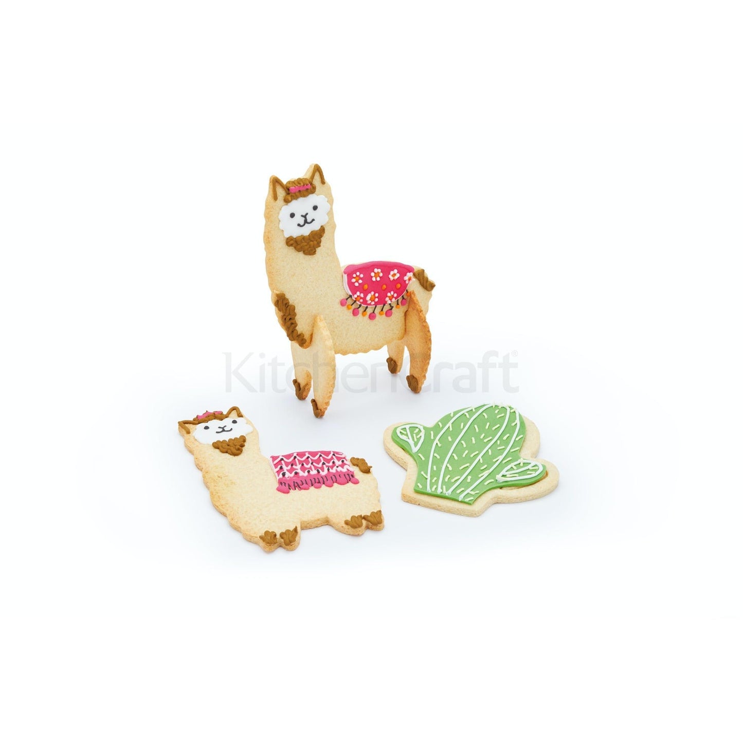 KitchenCraft Sweetly Does It 3D Llama Cookie Cutters SDICCLLAMA