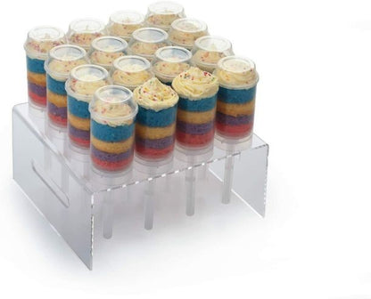 KitchenCraft Sweetly Does It Acrylic Push Pop Cake Stand SDIPUSHSTAND
