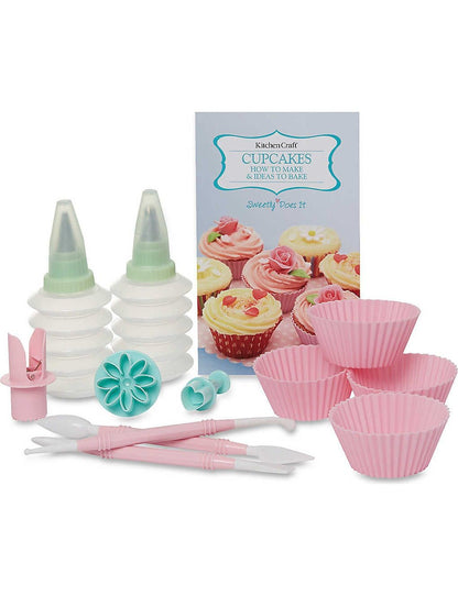 KitchenCraft Sweetly Does It cupcake gift set SDICC12PC