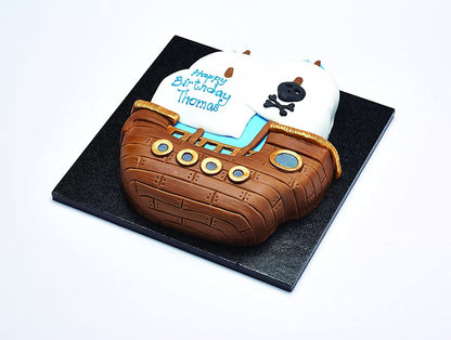 KitchenCraft Sweetly Does It Pirate Ship Shaped Cake Pan 29 x 25.5 x 5cm SDICPANSHIP