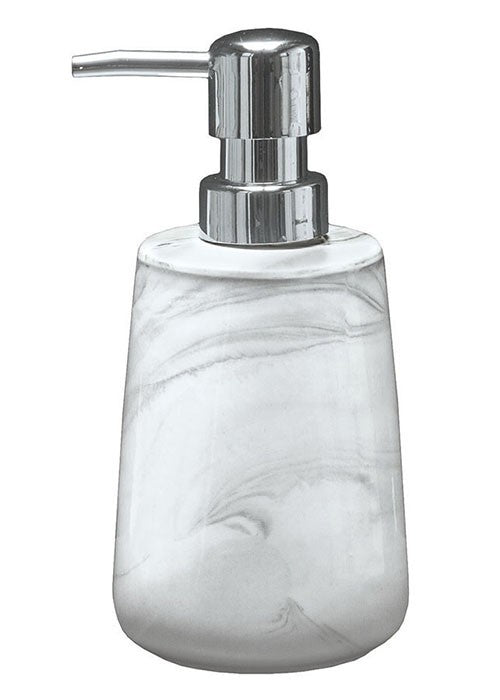 Kleine Wolke Marble Anthracite Soap Dispenser - Home & Beyond