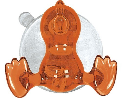 Kleine Wolke Suction hook Baby Bird orange - Home & Beyond