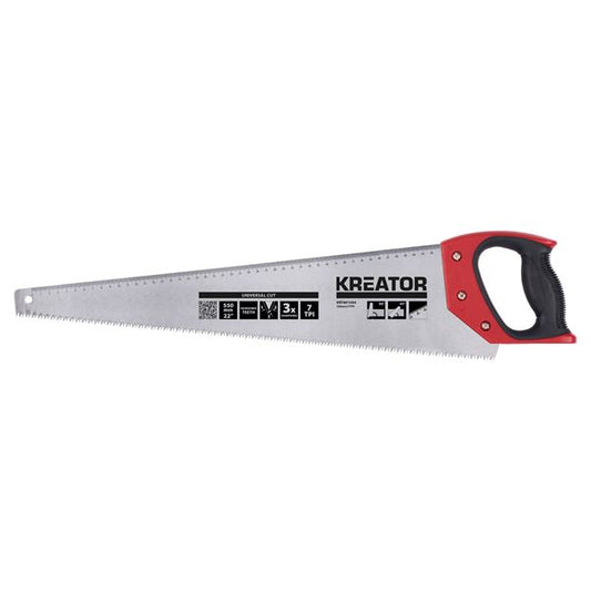 Kreator Hand Saw 550Mm 7 Tpi Krt801004