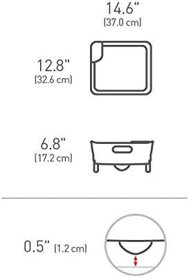 Simplehuman Compact Dish Rack Drying Drainer For Kitchen