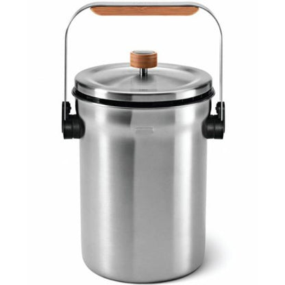 Simplehuman Compost Pail, Brushed Steel, 4.5L