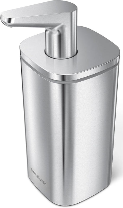 Simplehuman Pulse Pump, 10 oz Manual Soap Dispenser for Kitchen and Bathroom