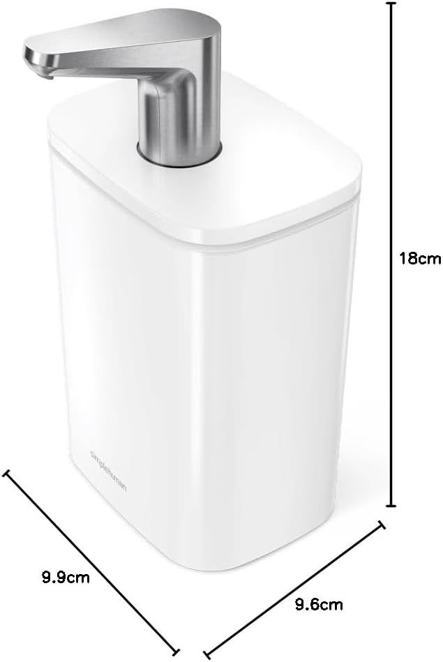 Simplehuman 16 oz. Pulse Pump, Liquid Soap Dispenser, Drip Free Hand Soap Pump