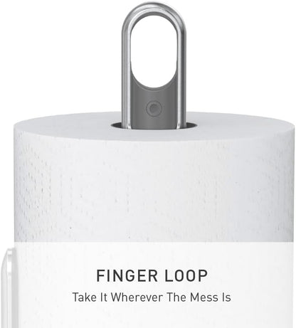 Simplehuman Paper Towel Holder with Spray, All-in-One Countertop Paper Towel and Cleaner Dispenser