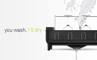 Simplehuman Large Capacity Dish Drying Rack With Stainless Steel Frame