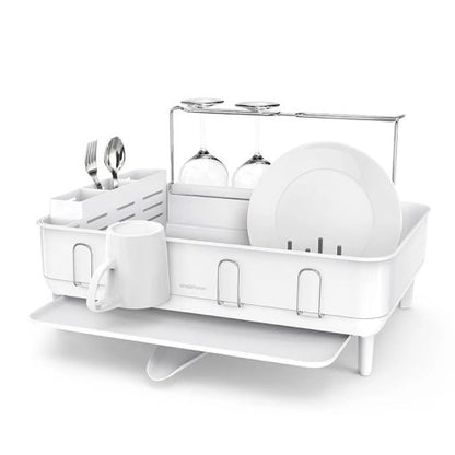 Simplehuman Large Capacity Dish Drying Rack With Stainless Steel Frame