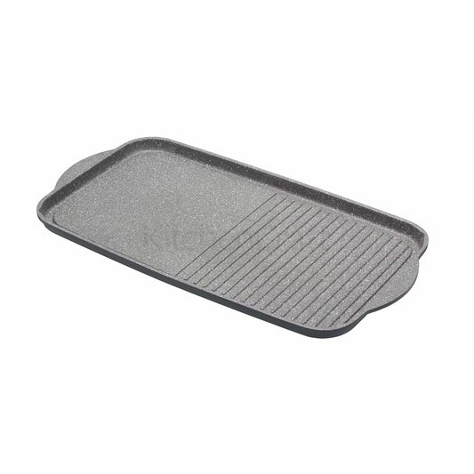 KitchenCraft - MasterClass Cast Aluminium 51cm Dual Griddle Tray MCMGRID