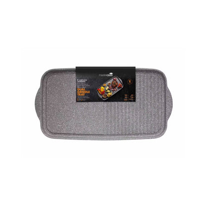KitchenCraft - MasterClass Cast Aluminium 51cm Dual Griddle Tray MCMGRID