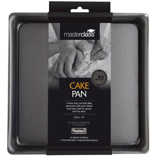 KitchenCraft - MasterClass Non-Stick 23cm Loose Base Deep Cake Pan KCMCHB35 - Home & Beyond