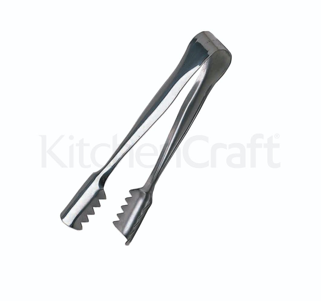KitchenCraft BarCraft Stainless Steel Ice Serving Tongs KCBCTONGS