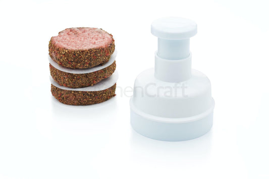 KitchenCraft Hamburger Maker With 100 Wax Discs KCBPRESS