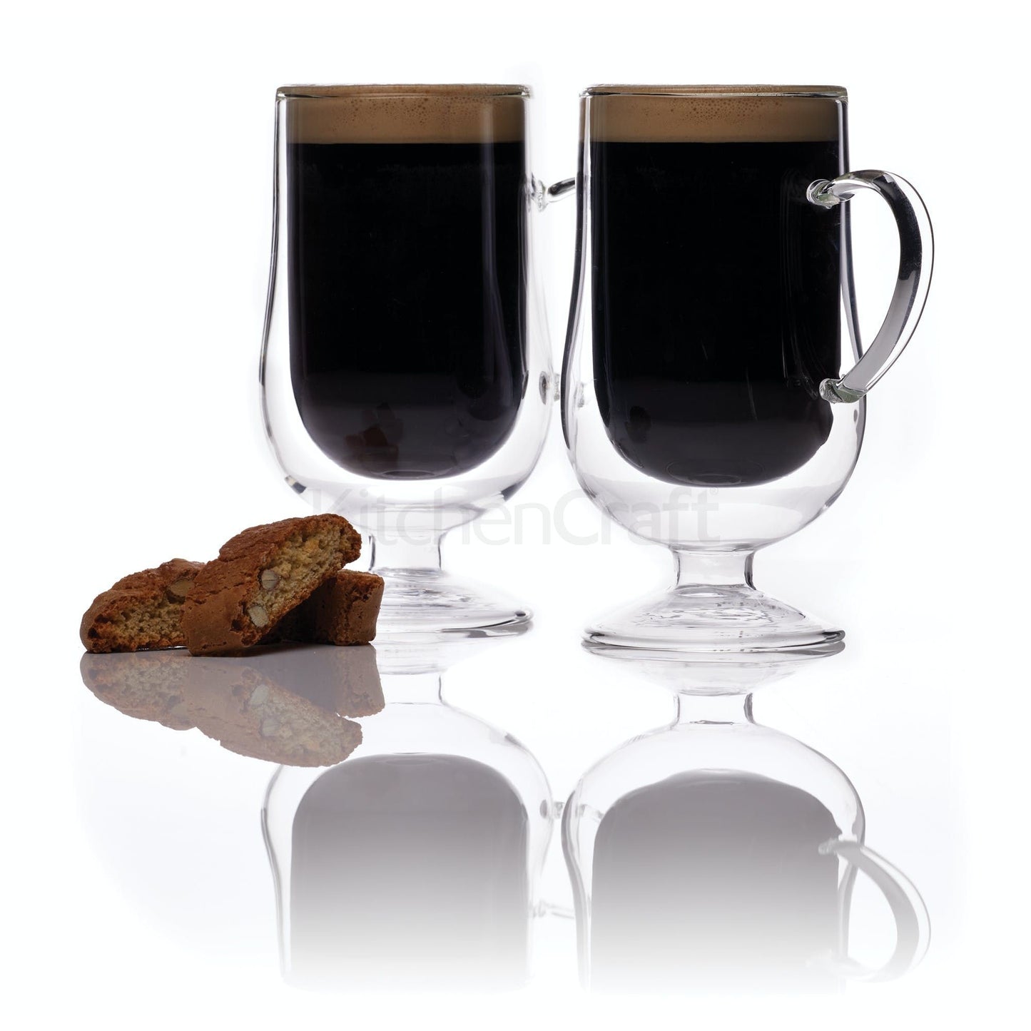KitchenCraft Le'Xpress Double Walled Irish Coffee Glasses KCLXDWIRISH2PC