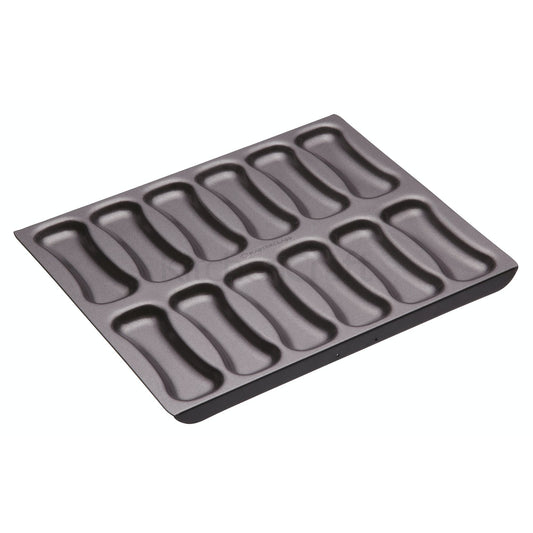 KitchenCraft  MasterClass Non-Stick 12 Hole Eclair Baking Pan KCMCHB81 - Home & Beyond