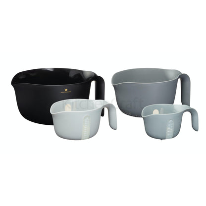 KitchenCraft  MasterClass Smart Space Mixing Bowl Set with Colander and Measuring Jug MCSPSBOWL4PC - Home & Beyond