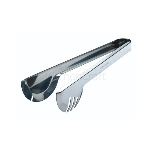 KitchenCraft Stainless Steel Deluxe 24cm Serving Tongs KCSERVERSP - Home & Beyond