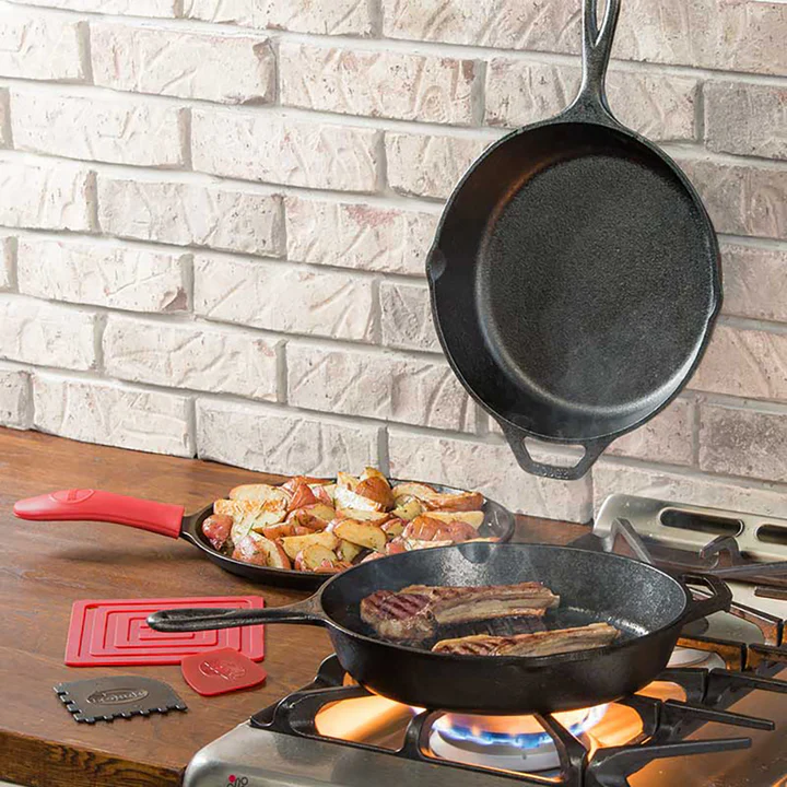 Lodge Seasoned Seasoned Cast Iron Pan Set L6SPA41