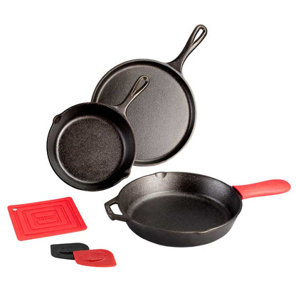 Lodge Seasoned Seasoned Cast Iron Pan Set L6SPB41