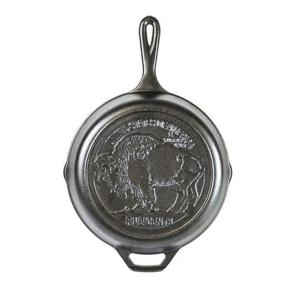 LODGE Wildlife Series 26.0cm Buffalo Nickel Skillet
