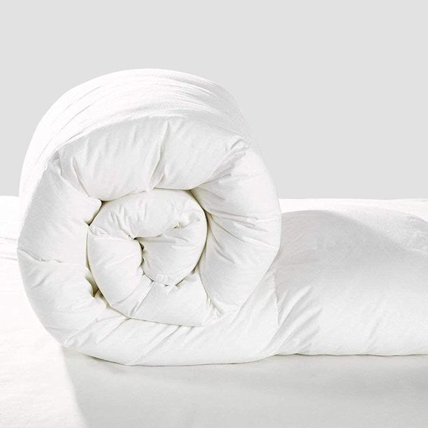 LifeStyle 100% Cotton White Comforter 200x200 Cm 350 G/m2 Bristol/Carlton