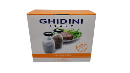 Lifestyle Ghidini Set 2Pcs, Pepper-Salt Dispenser, Glass 58.2567