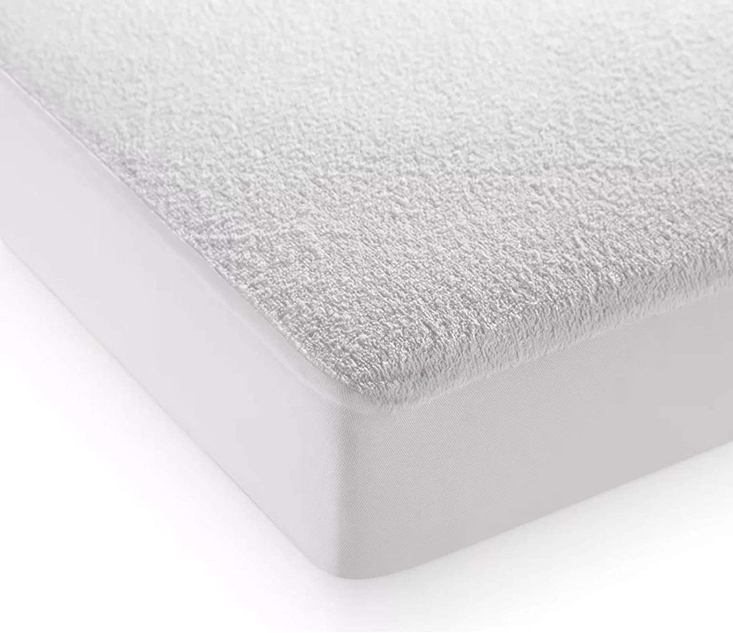 LifeStyle  Waterproof Bristol Mattress Protector White 100% Cotton 100x200 Cm