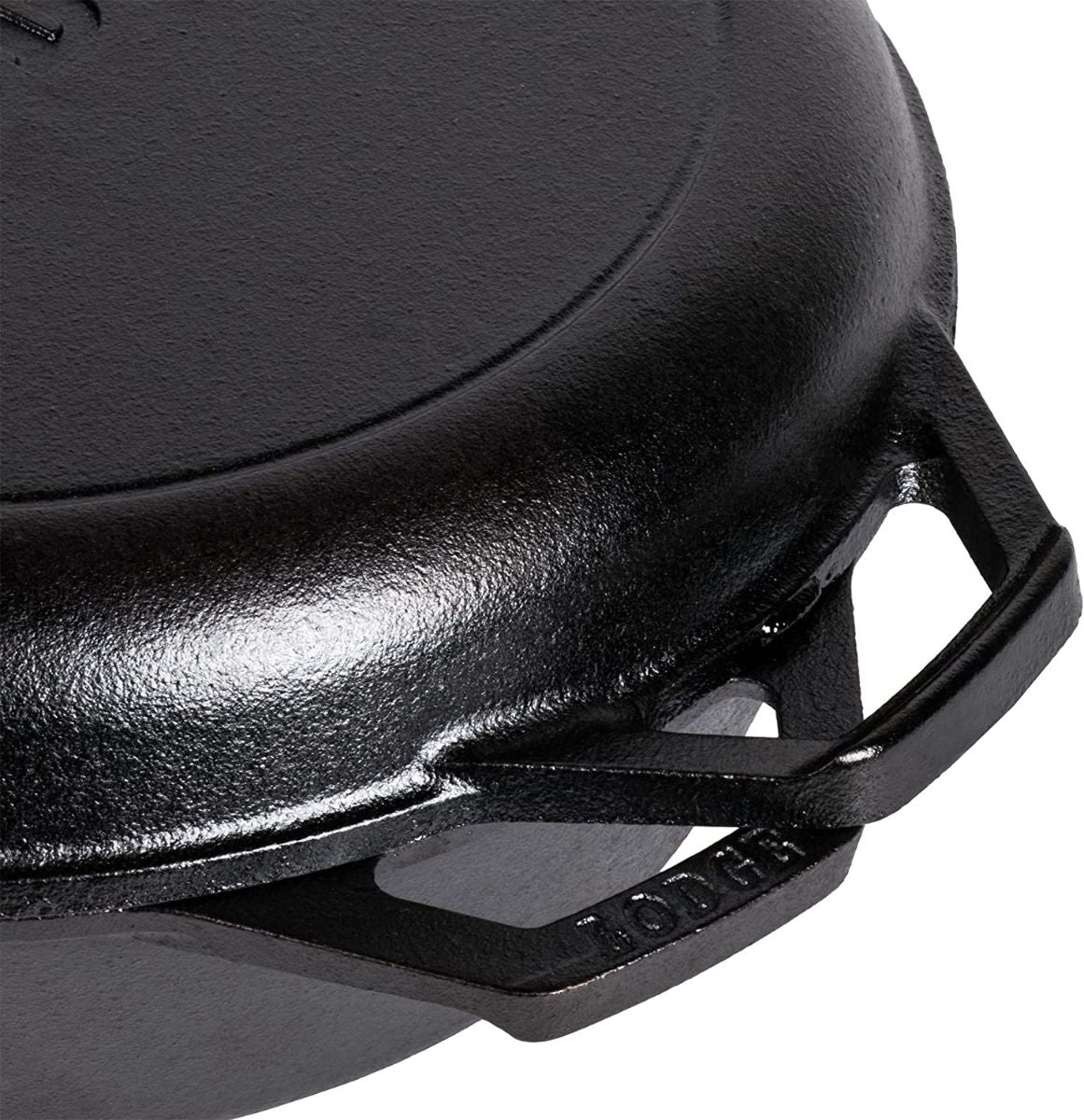 LODGE Seasoned 3.2 Quart Cast Iron Combo Cooker LCC3