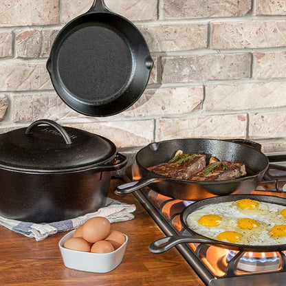 Lodge Seasoned Cast Iron 5 Piece Set L5HS3