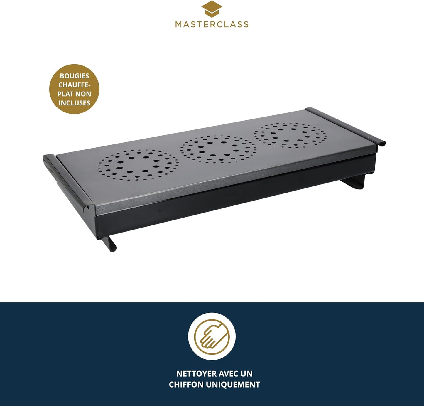 KitchenCraft MasterClass Double Light Food Warmer