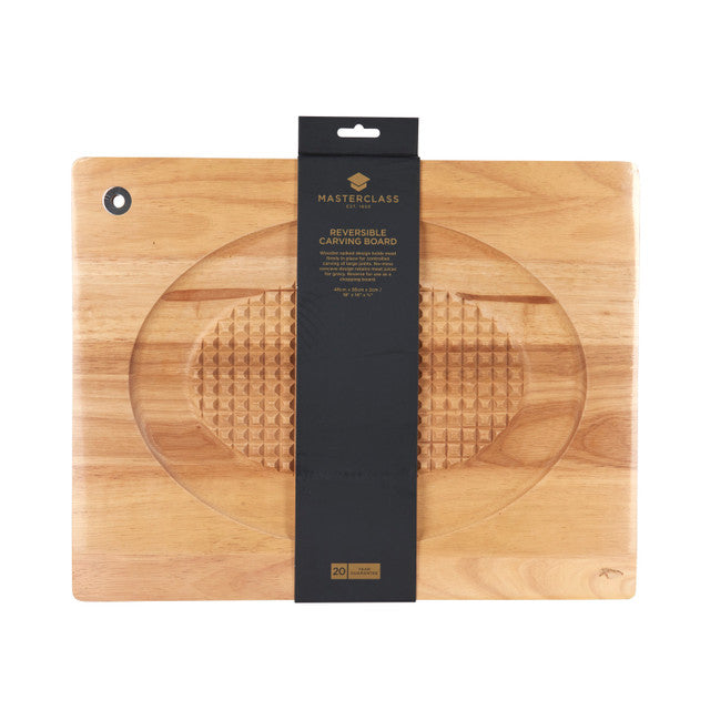 KitchenCraft MasterClass Wooden Spiked Carving Board